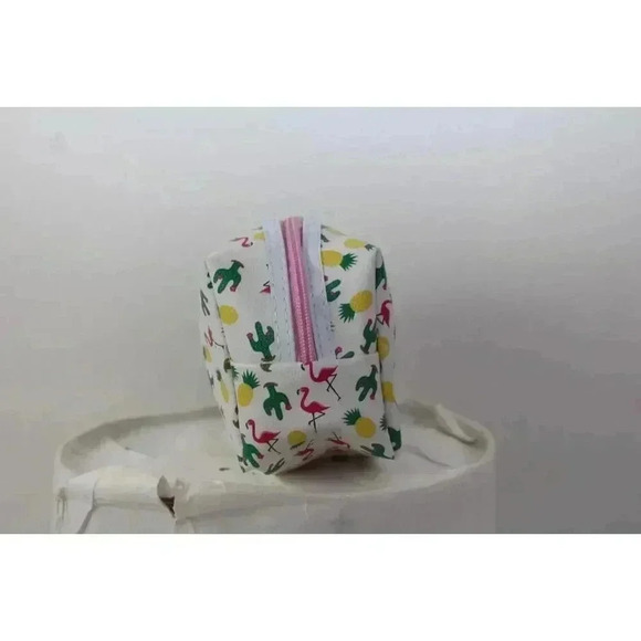 ladies Cactus print make up bag - Picture 4 of 5